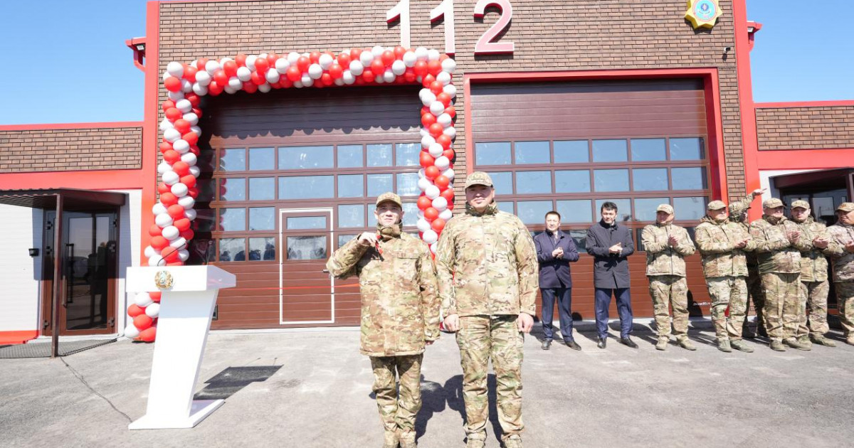 Екібастұз қаласында жаңа өрт сөндіру бекеті ашылды