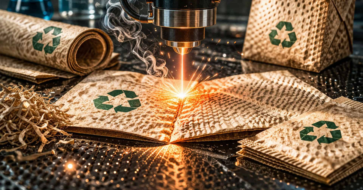 Қағазды лазермен желімсіз жапсыратын технология табылды