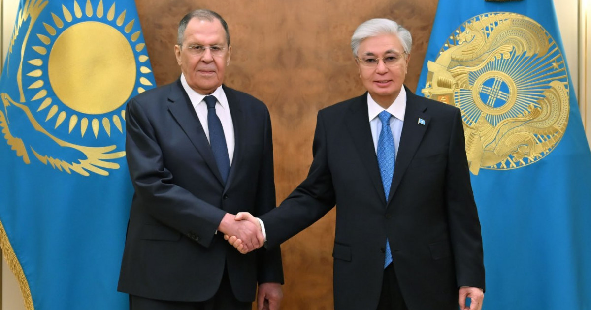 Мемлекет басшысы Ресей Федерациясының сыртқы істер министрі Сергей Лавровты қабылдады