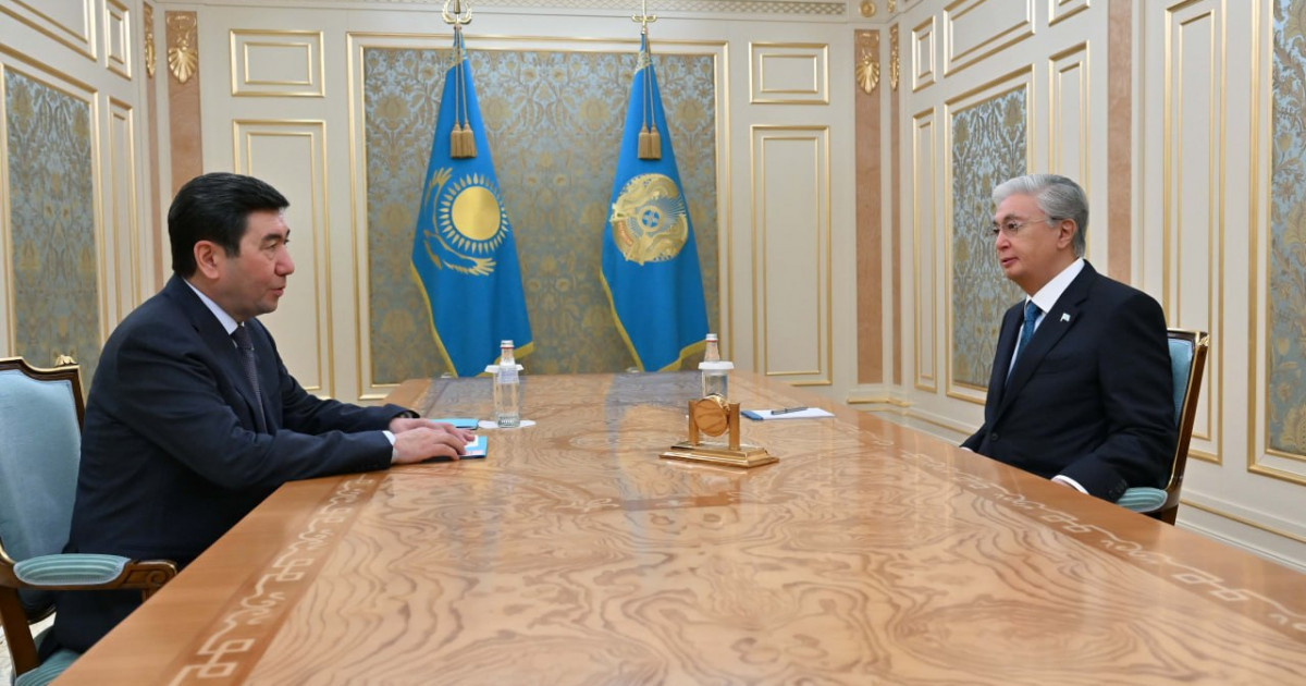 Президент Қасым-Жомарт Тоқаев Мәжіліс Төрағасы Ерлан Қошановты қабылдады