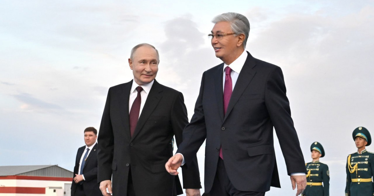 Владимир Путин Қазақстанға келді