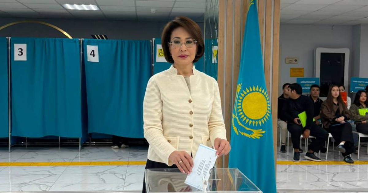 Ақмарал Әлназарова сайлауда өз таңдауын жасады