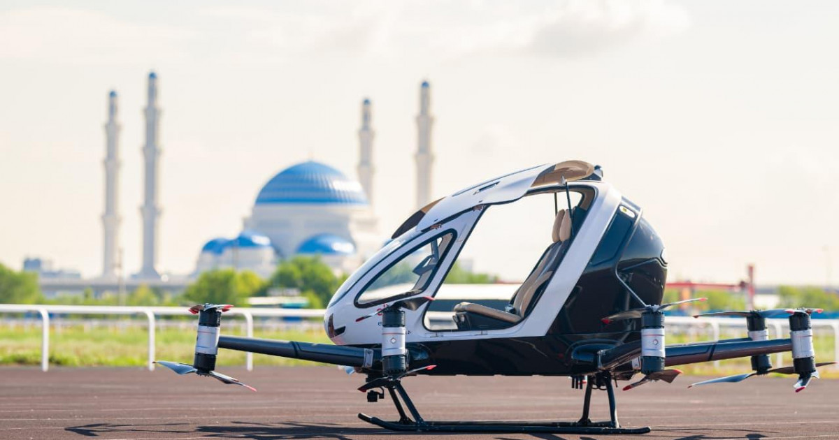Астанада жолаушы мінген ұшқышсыз әуе кемесінің алғашқы демонстрациялық ұшуы өтті