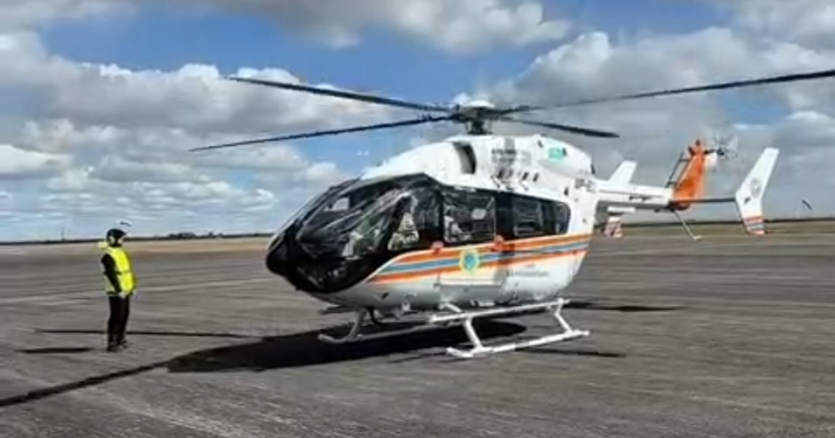 Медицина авиациясы жаңа туған сәбиді Павлодарға жедел жеткізді