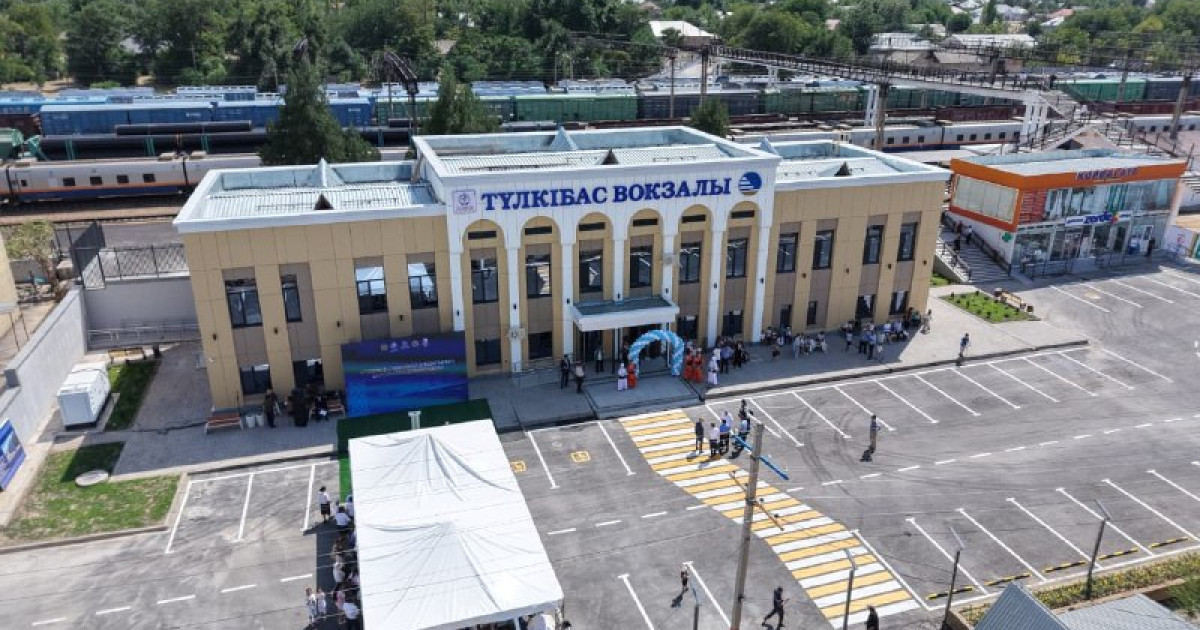 Түркістан облысында 100 жылдық тарихы бар «Түлкібас» вокзалы жаңғыртылды