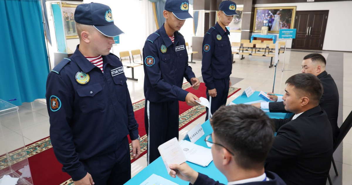 Ұлттық ұланның 36 учаскесінде Құрылтай депутаттарын сайлауға дауыс беру басталды