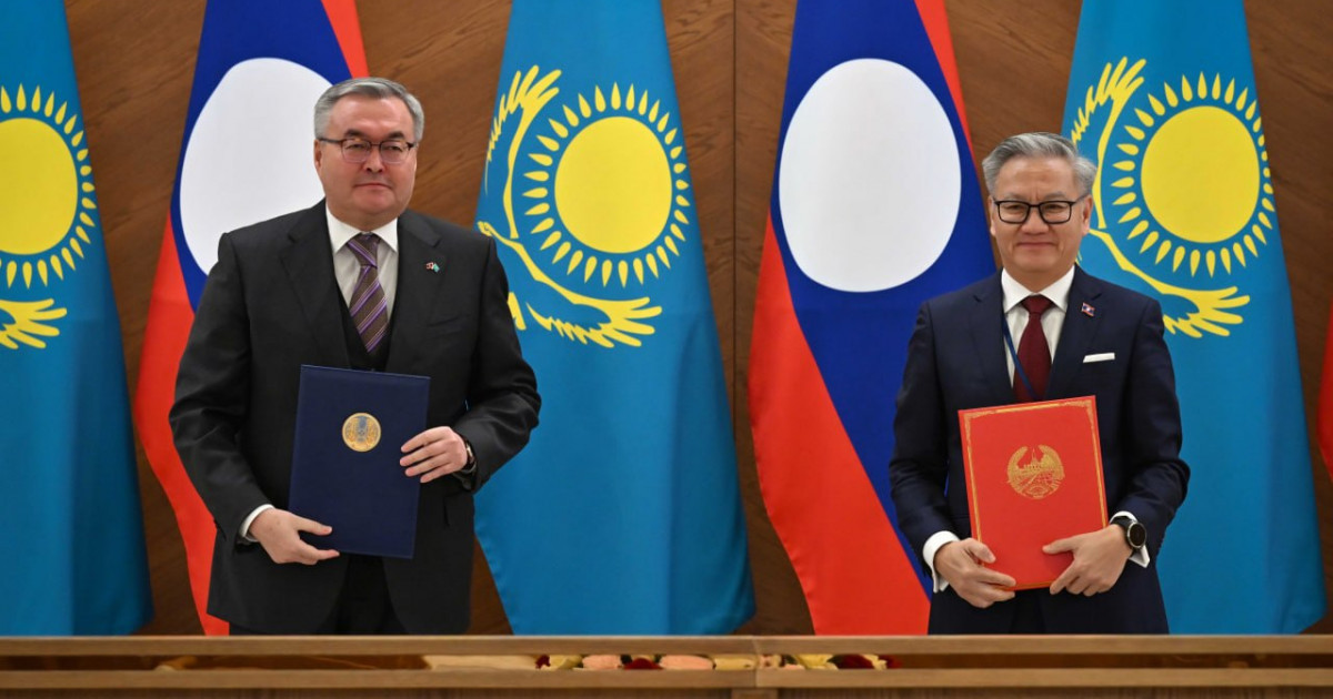 Қазақстан мен Лаос арасында үкіметаралық құжаттарға қол қойылды