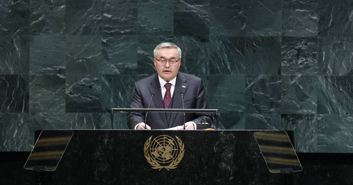 Қазақстан СІМ басшысы БҰҰ Бас Ассамблеясының 81-сессиясының жалпы пікірсайысында сөз сөйледі