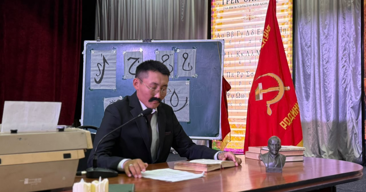 «Тіл – ұлттың жаны»: 5573 әскери бөлімінде тағылымды қойылым сахналанды