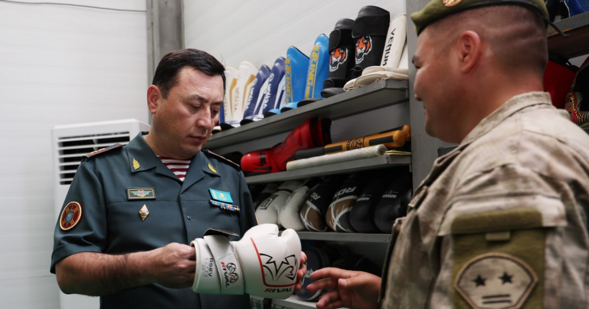 Ұлттық ұланның Жетісудағы әскери бөлімі тексерілді