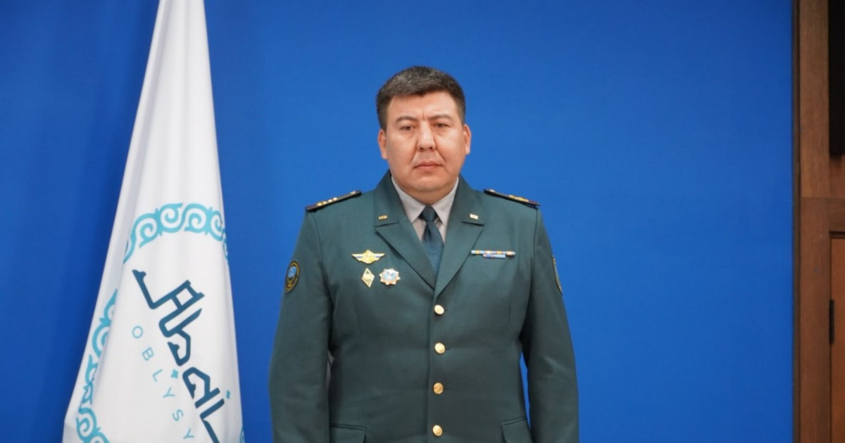 Абай облысында ТЖД бастығы жаңадан тағайындалды