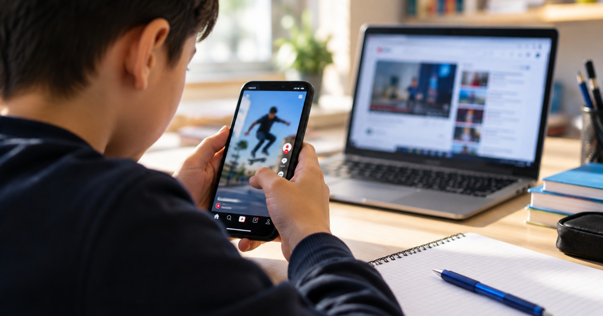 Астаналық оқушы TikTok пен YouTube-тағы видеолар баланың зейініне қалай әсер ететінін зерттеп жатыр