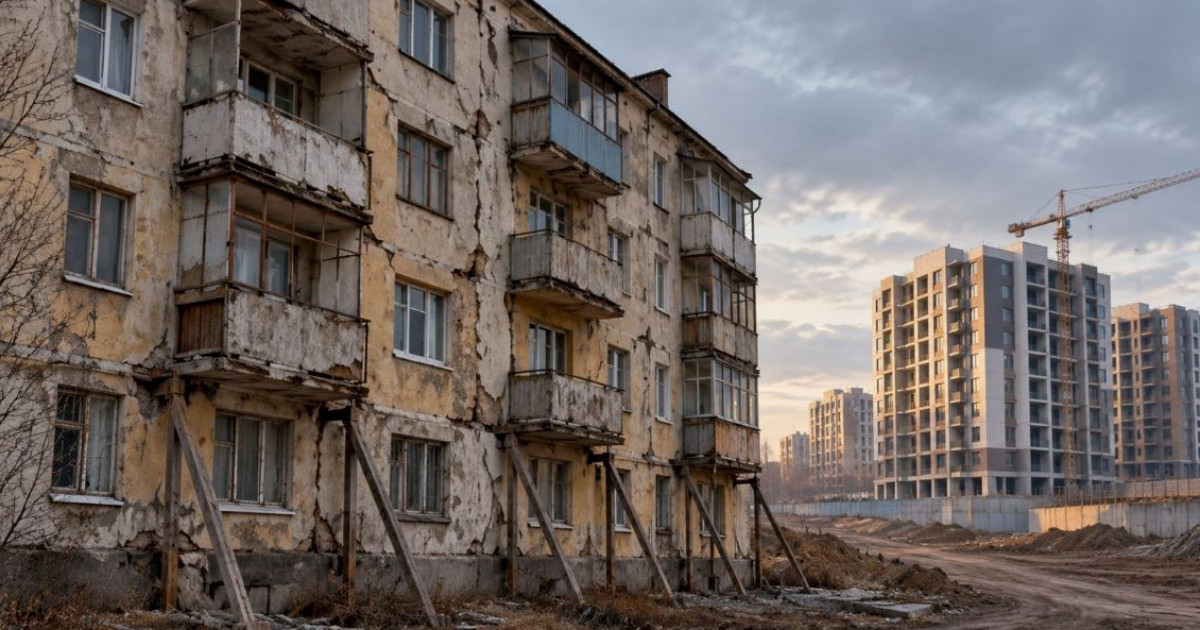Қауіпті үйлерден көшу жоспары кешеуілдеп тұр