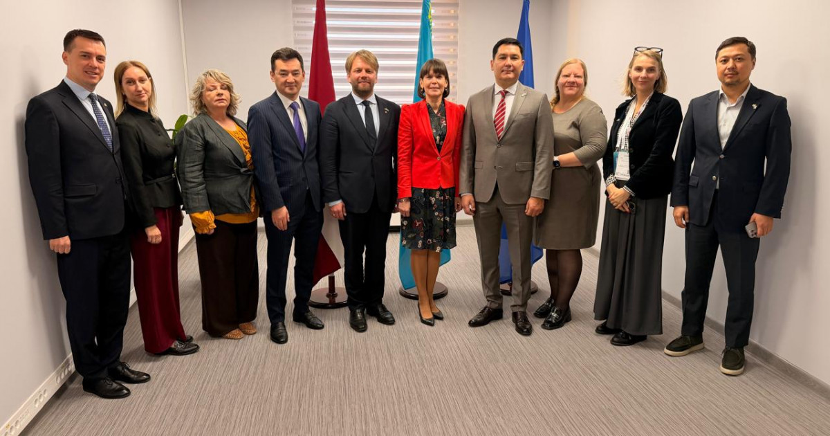 Қазақстан мен Латвия іскерлік ынтымақтастықты нығайтты